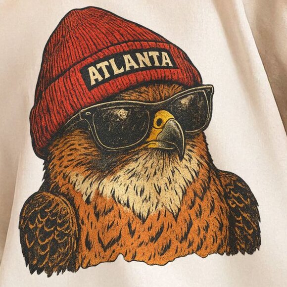 Atlanta Football Graphic Style Crewneck Sweatshirt 05 - Picture 2 of 5